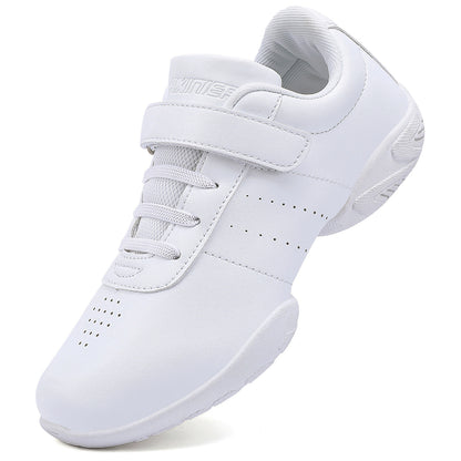 BAXINIER Girls Cheerleading Dance Shoes Athletic Training Tennis Breathable Competition Cheer Sneakers