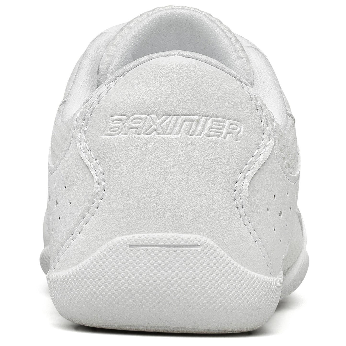 BAXINIER Girls White Cheerleading Shoes Youth Lightweight Competition Cheer Sneakers Kids Breathable Dance Shoes