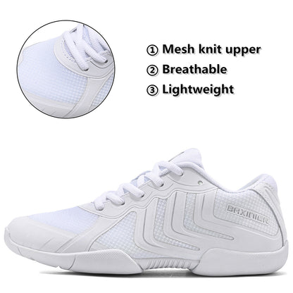 BAXINIER Cheerleading Shoes Youth Competition Dance Sneakers Athletic Training Tennis