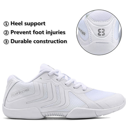 BAXINIER Cheerleading Shoes Youth Competition Dance Sneakers Athletic Training Tennis