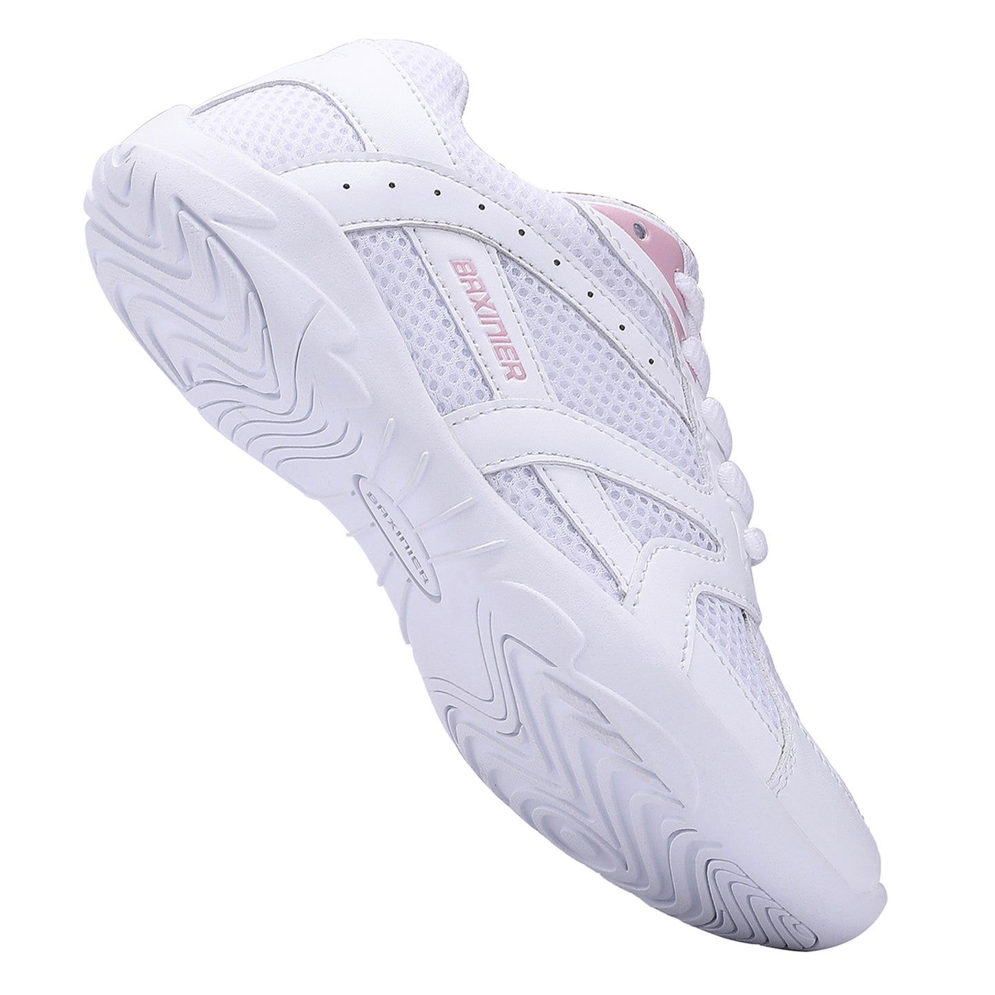 BAXINIER Youth Girls Cheerleading Dancing Shoes Walking Breathable Competition Sneakers