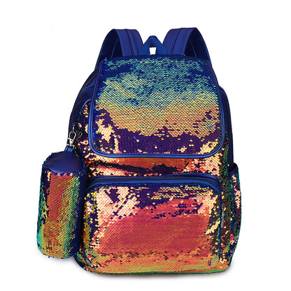 BAXINIER popular cheerleading super hot backpack women's new sequined backpack fashion travel bag versatile student backpack